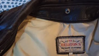 Chaqueta Cuero Aviador Helstons Marrón