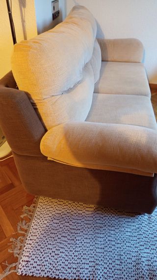 Sofá 3 plazas de tela