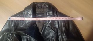 Chaqueta Cuero Marrón River Skin Talla M