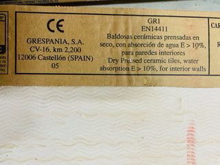 3 Cajas Baldosas Grespania Cerámica Blancas