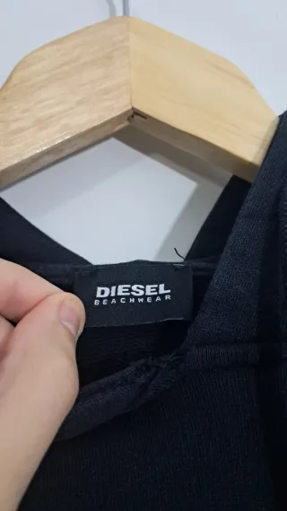 Sudadera Diesel Vintage Negra