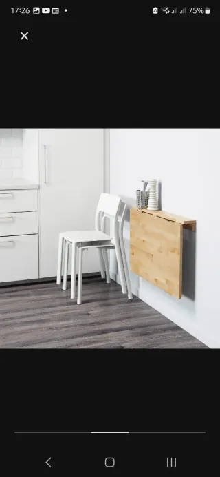 Mesa plegable de pared Norbo
