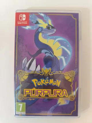 Nintendo Switch OLED + Pokémon púrpura