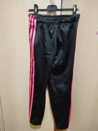 Pantalón deportivo Adidas chica negro rosa