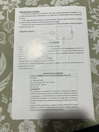 Exprimidor de zumo acero inoxidable
