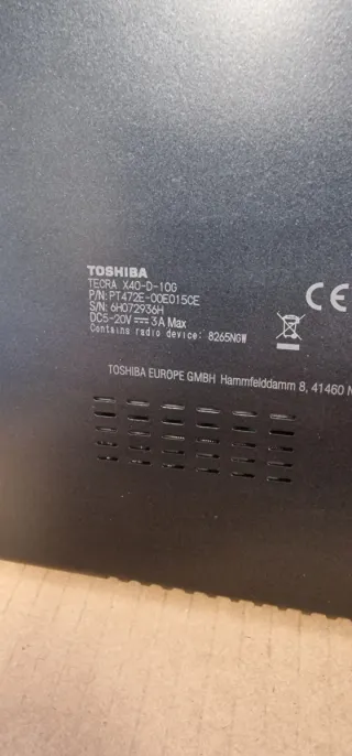 Portátil Toshiba Tecra pantalla tactil i5 16GB 256