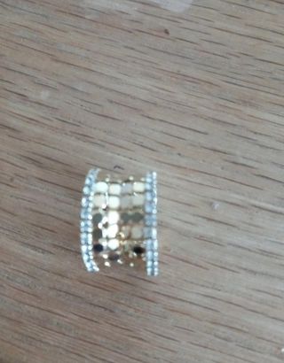 Anello oro effetto squame