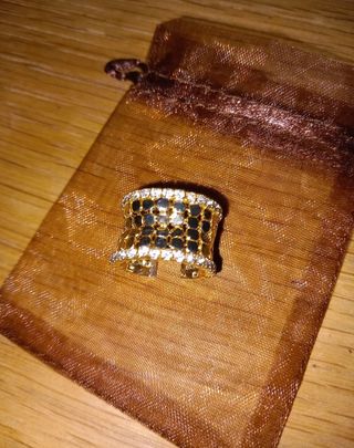 Anello oro effetto squame