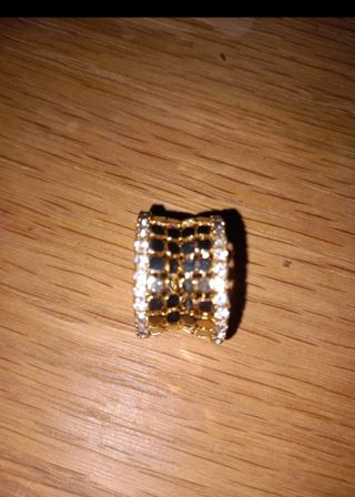 Anello oro effetto squame