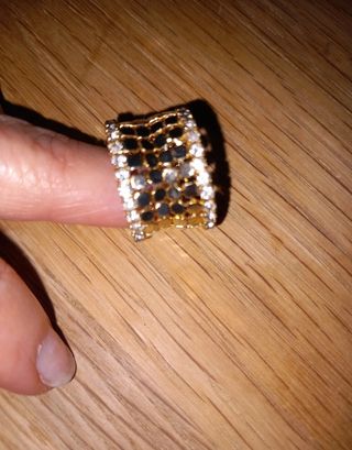 Anello oro effetto squame