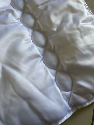 Piumone e paracolpi culla bianco