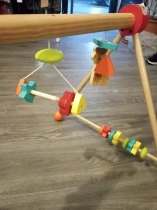 Parque de juegos madera bebé