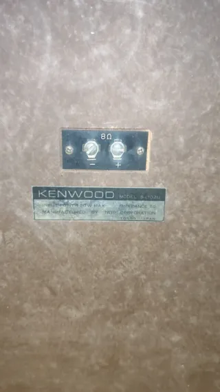 Altavoces Kenwood Vintage Años 60