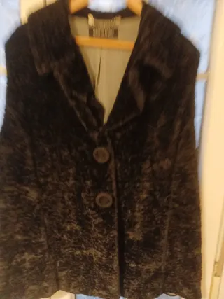 Chaleco Elena Miro tipo astracán