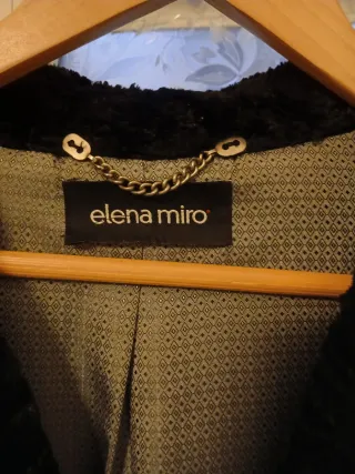 Chaleco Elena Miro tipo astracán