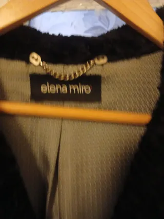 Chaleco Elena Miro tipo astracán