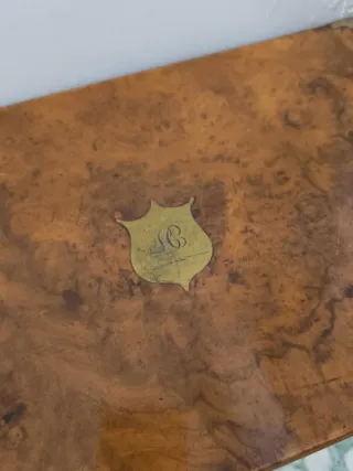 Antigua caja escritorio inglesa