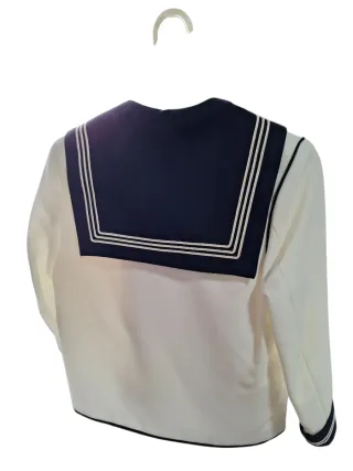 Traje marinero comunión blanco y azul