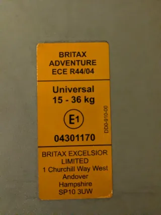 Silla coche niño Romer Britax Adventure