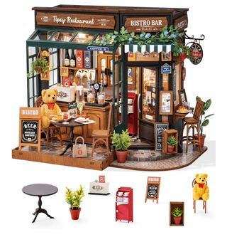 Kit Casa Miniatura Restaurante Tipsy