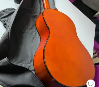 Guitarra Clásica Naranja con Funda