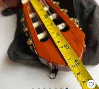 Guitarra Clásica Naranja con Funda