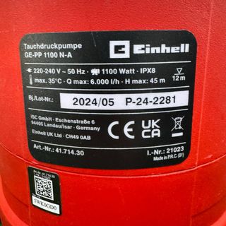 Bomba de Profundidad Einhell GE-PP 1100 N-A Auto