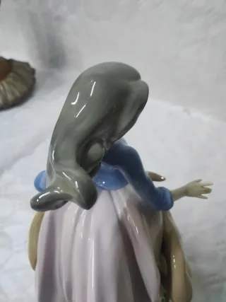 Figura Lladro Niña con Perro