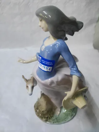 Figura Lladro Niña con Perro