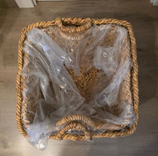 Juego 2 cestas BALI mimbre