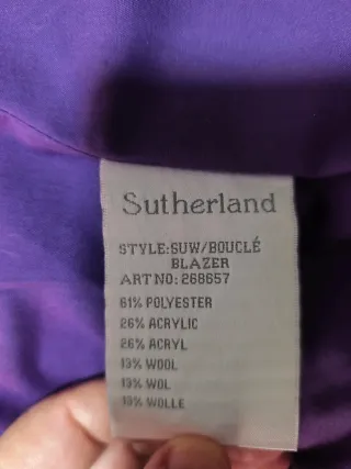 Chaqueta Biker Morada y Blanca