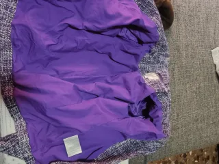 Chaqueta Biker Morada y Blanca