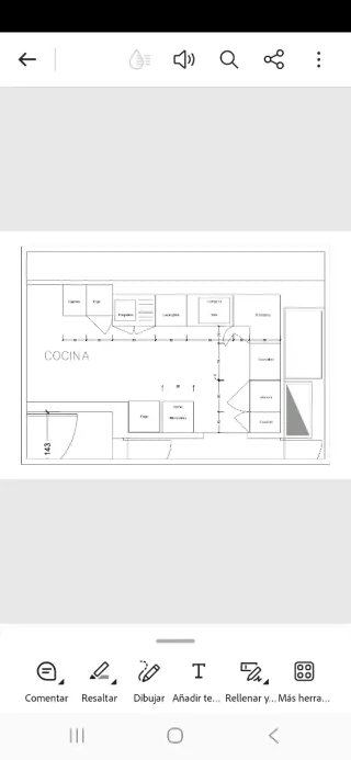 Muebles de cocina con encimera Silestone.