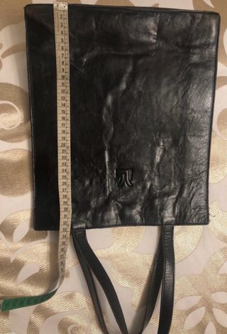 Bolso shopper piel negro