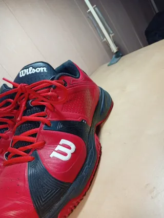 Zapatillas pádel Wilson T 42 2/3 Roja/Negra