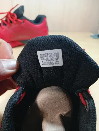 Zapatillas pádel Wilson T 42 2/3 Roja/Negra