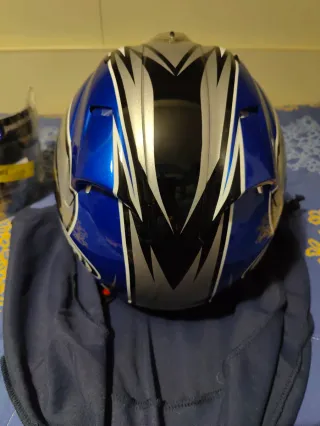 Casco Arai Blu/Argento + Visiera + Sacco