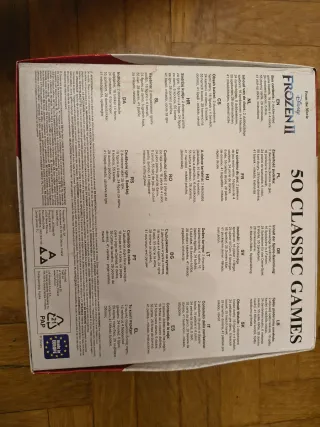 Juego 50 Juegos Frozen II Título Trefl