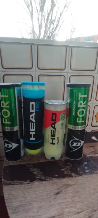 Pelotas Tenis y Padel HEAD y DUNLOP