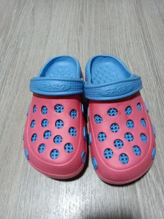 Sandalias Deportivas Niños Azul y Rosa