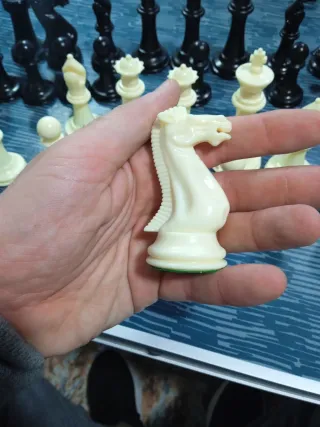 Piezas de ajedrez pesadas