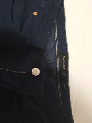 Pantalones Massimo Dutti Azul Hombre