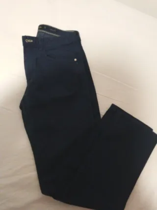 Pantalones Massimo Dutti Azul Hombre