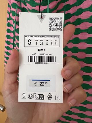 Vestido colores Zara