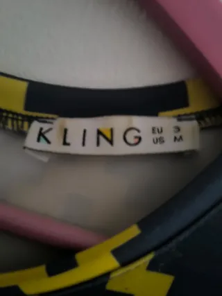 Vestido con estampado zigzag