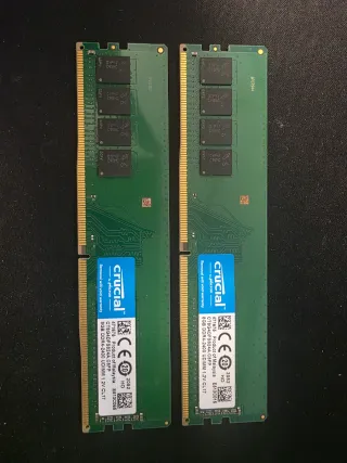 2x Crucial 8GB DDR4 2400MHz CL17 RAM