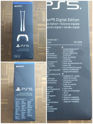Caja PS5 Slim (PlayStation) Sony Edición Digital