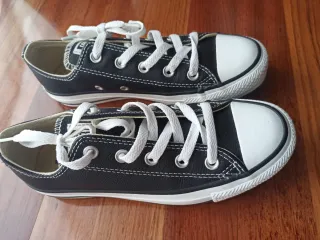 Zapatillas Converse Negras polipiel Talla 36