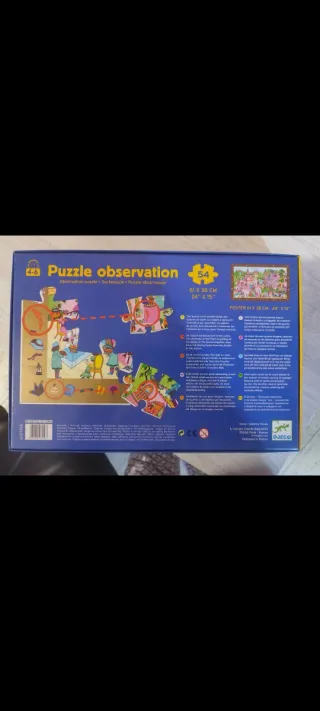 Puzzle Djeco Observación Princesas 54 piezas