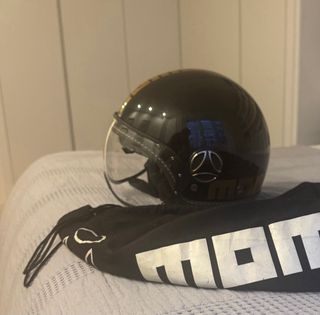 Casco Jet Momo con Gafa Solar Integrada